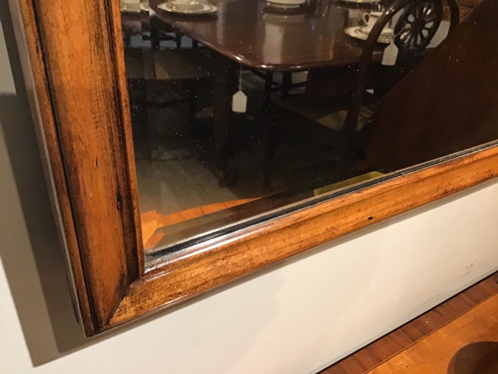 Antique walnut framed mirror View VI