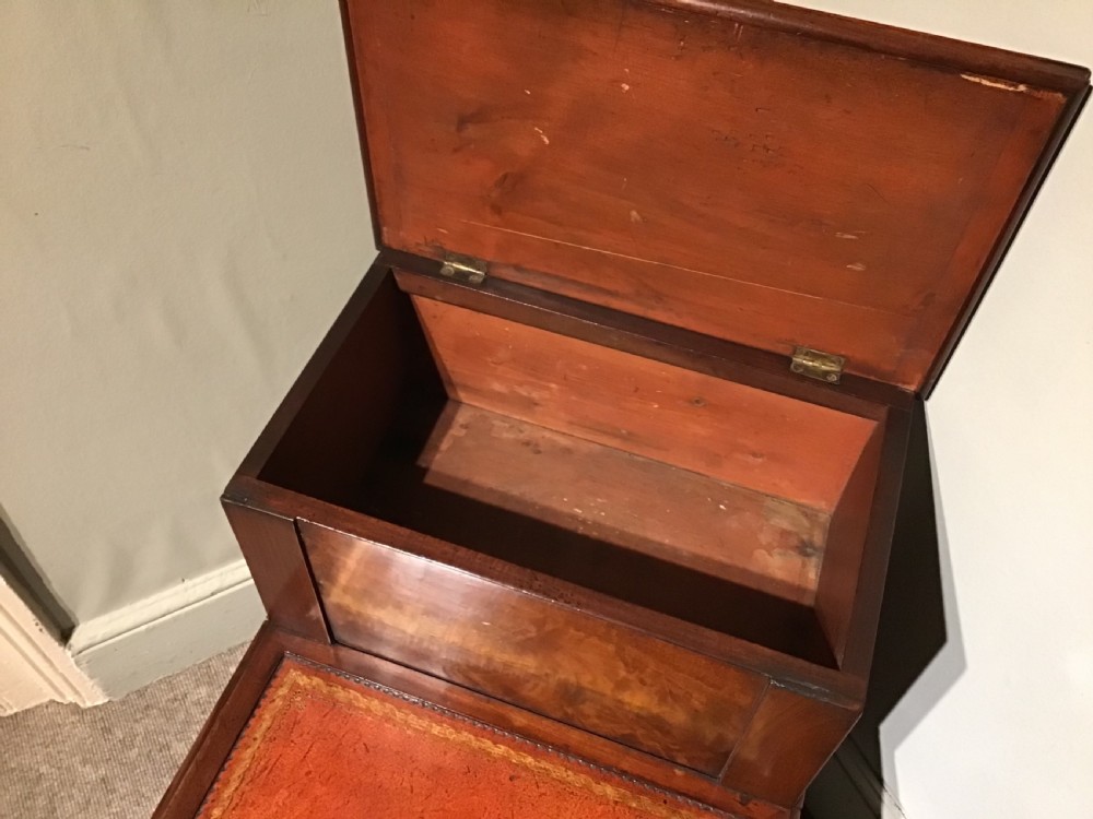 Antique mahogany steps View V