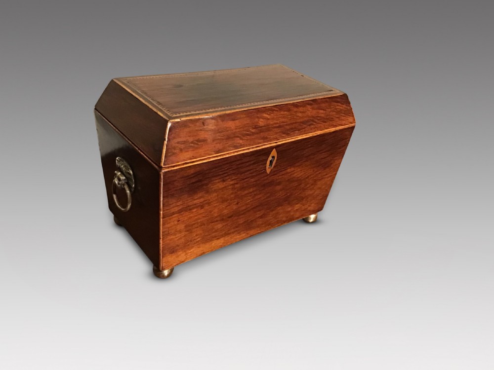 Antique tea caddy