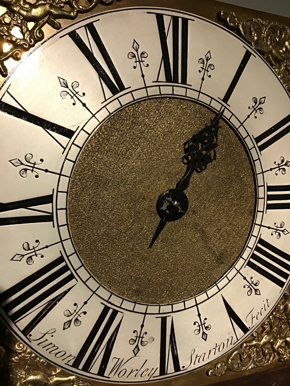 Georgian longcase clock View XII