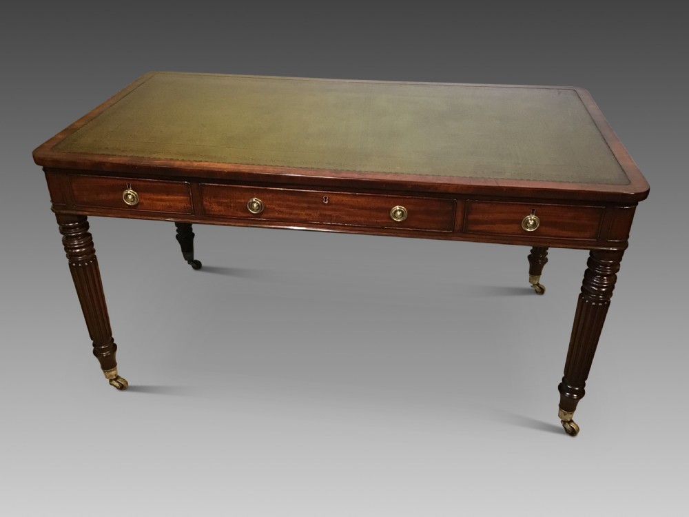 Antique mahogany writing table