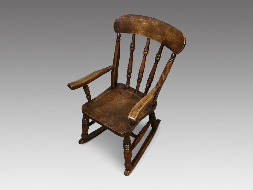 Antique child’s rocking chair
