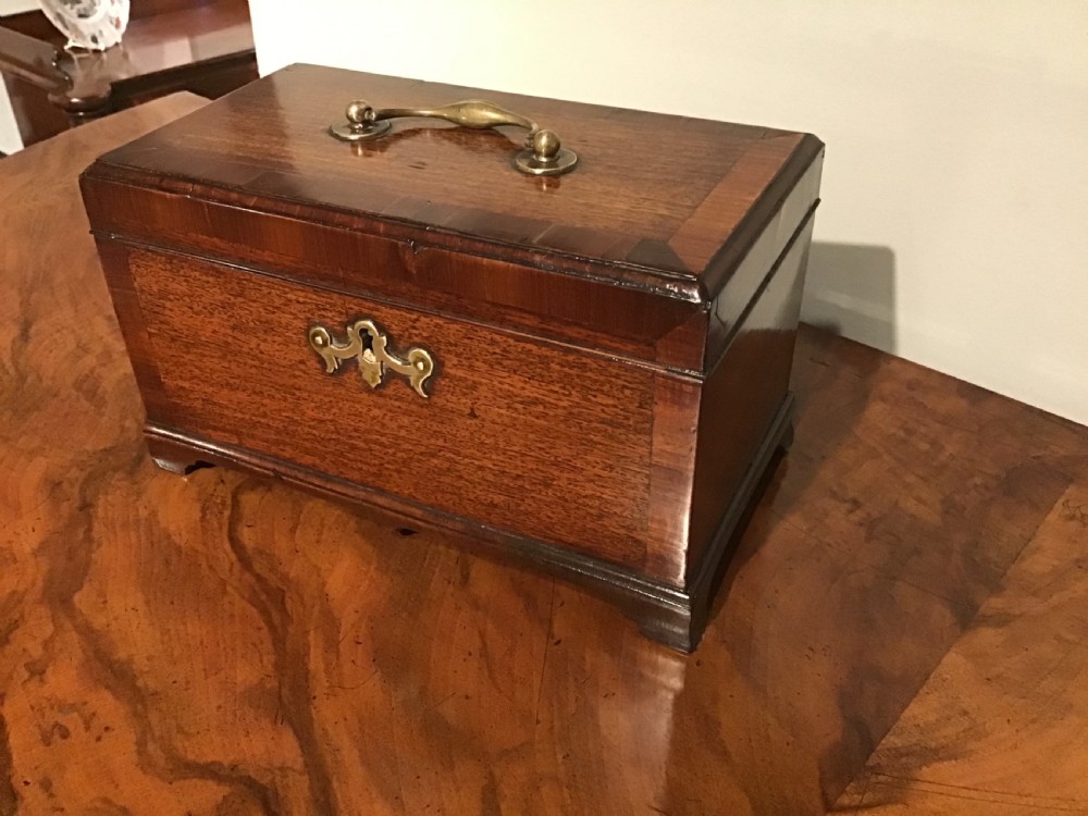 antique tea caddy