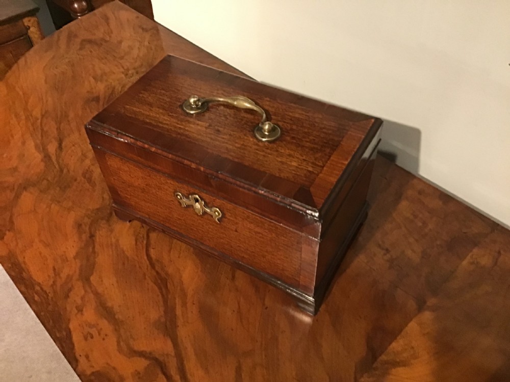 antique tea caddy View II