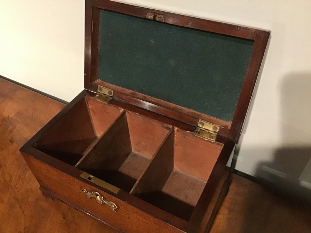 antique tea caddy View III