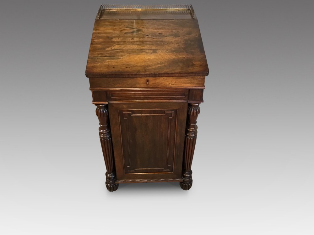 Antique Rosewood Davenport View II