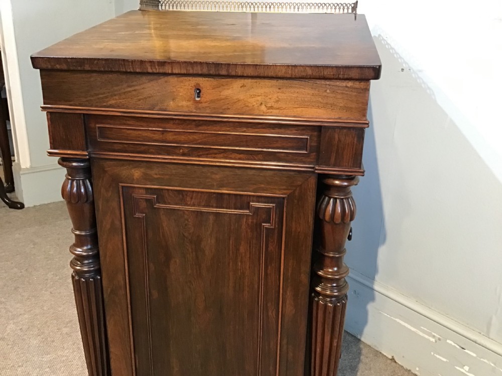 Antique Rosewood Davenport View IV