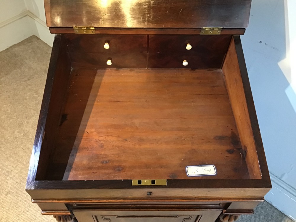 Antique Rosewood Davenport View IX