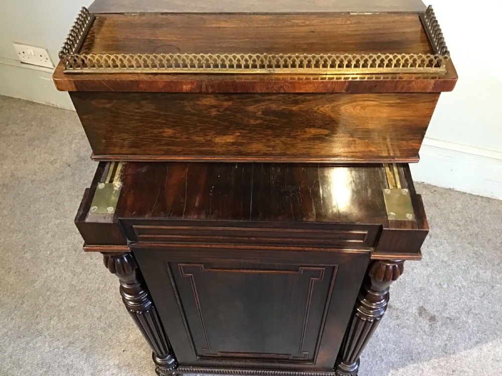 Antique Rosewood Davenport View XI