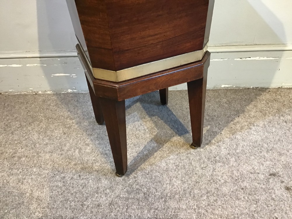 Antique mahogany cellarette  View IV
