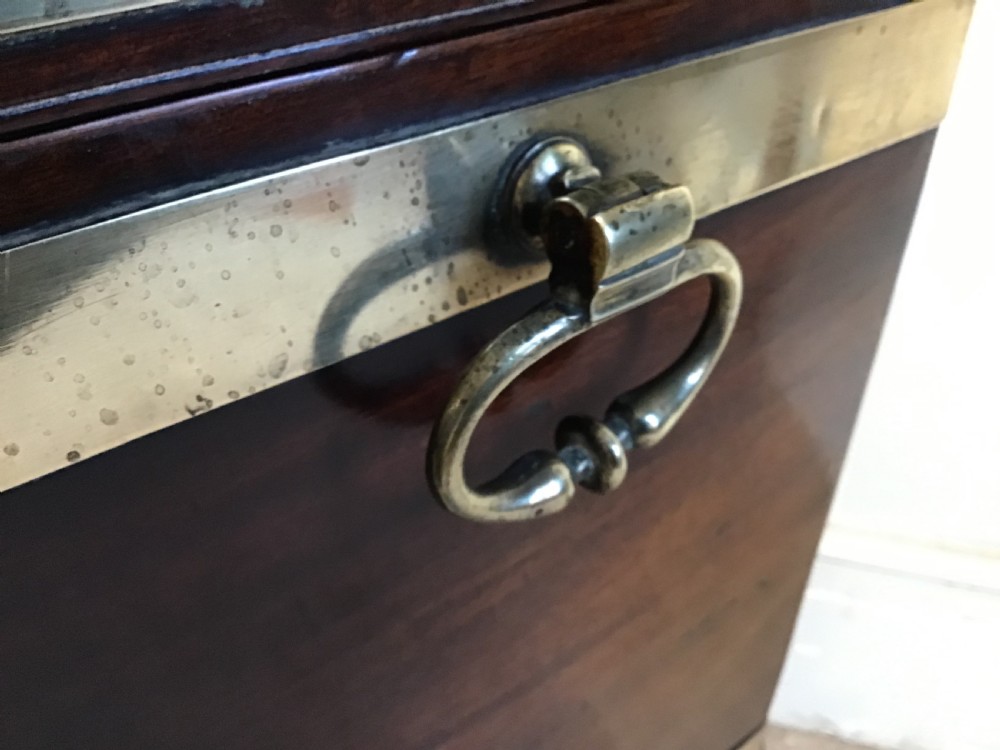 Antique mahogany cellarette  View VII