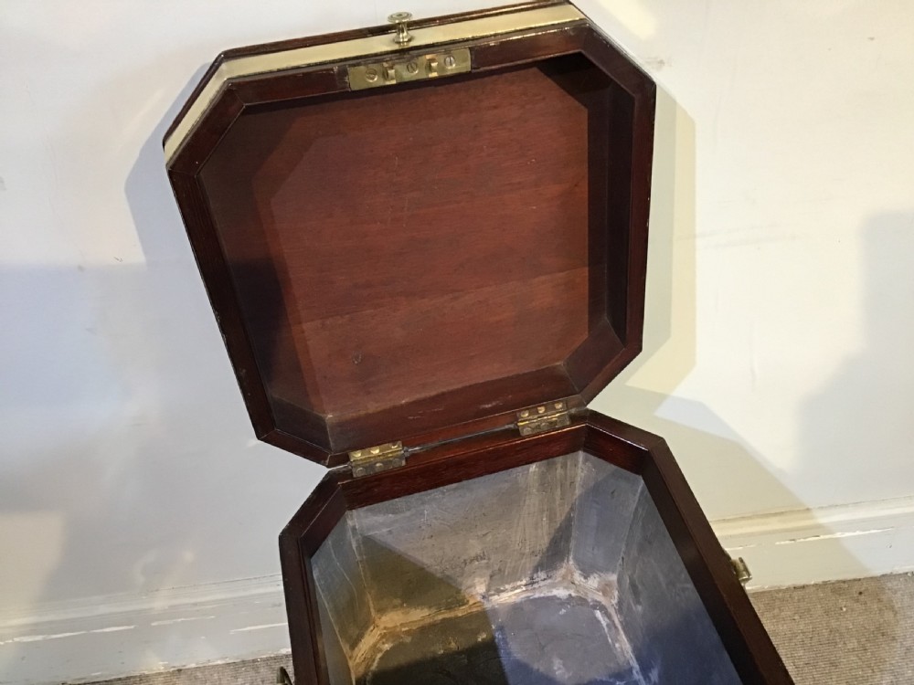 Antique mahogany cellarette  View IX