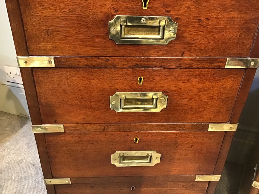 Pair of antique bedside chests of drawers View VI