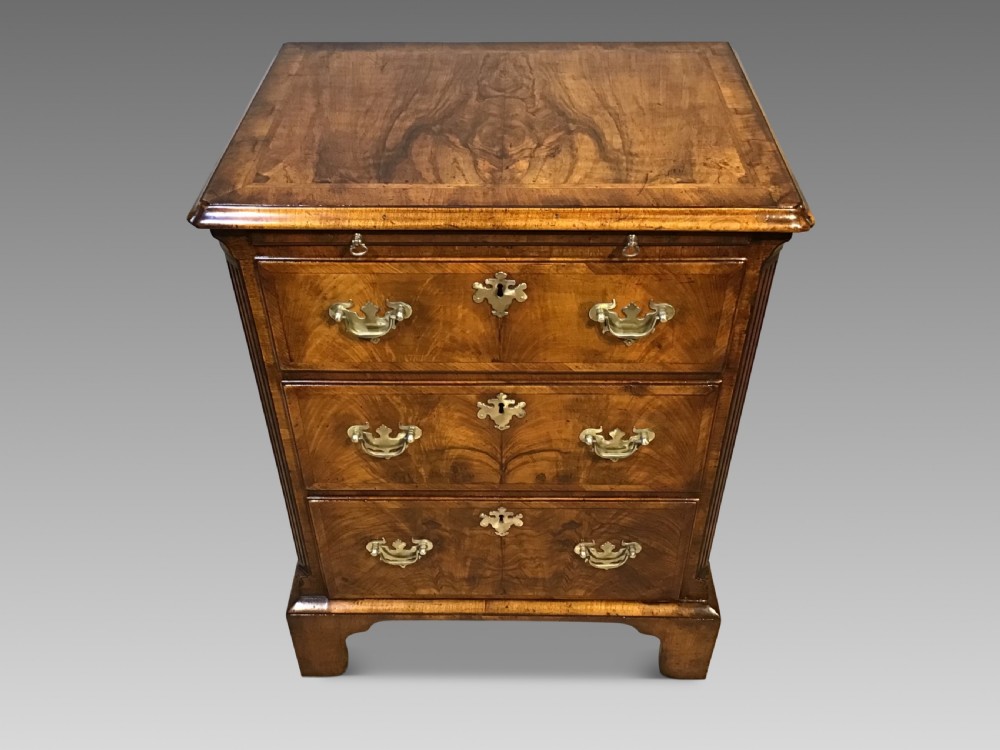 Antique walnut chest of drawers