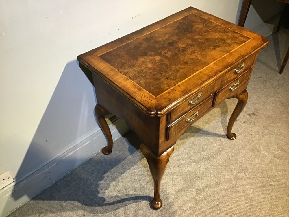 Georgian walnut lowboy View III