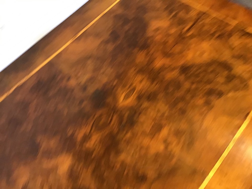 Georgian walnut lowboy View V