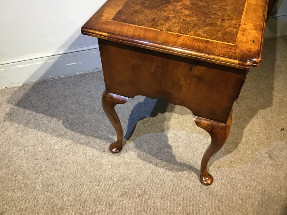 Georgian walnut lowboy View IX