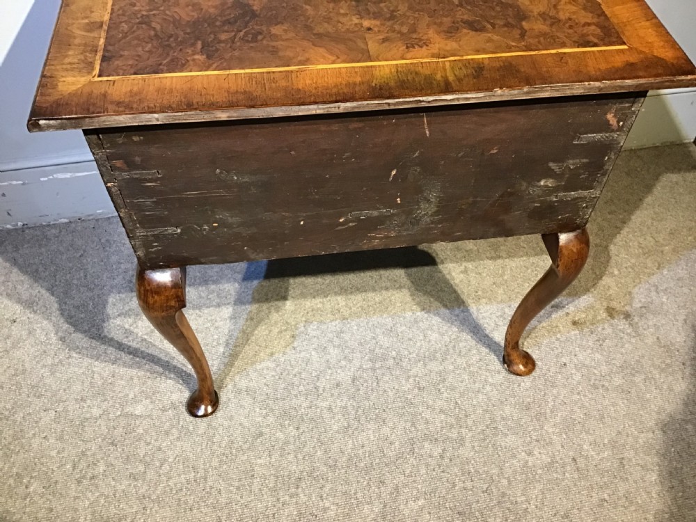 Georgian walnut lowboy View X