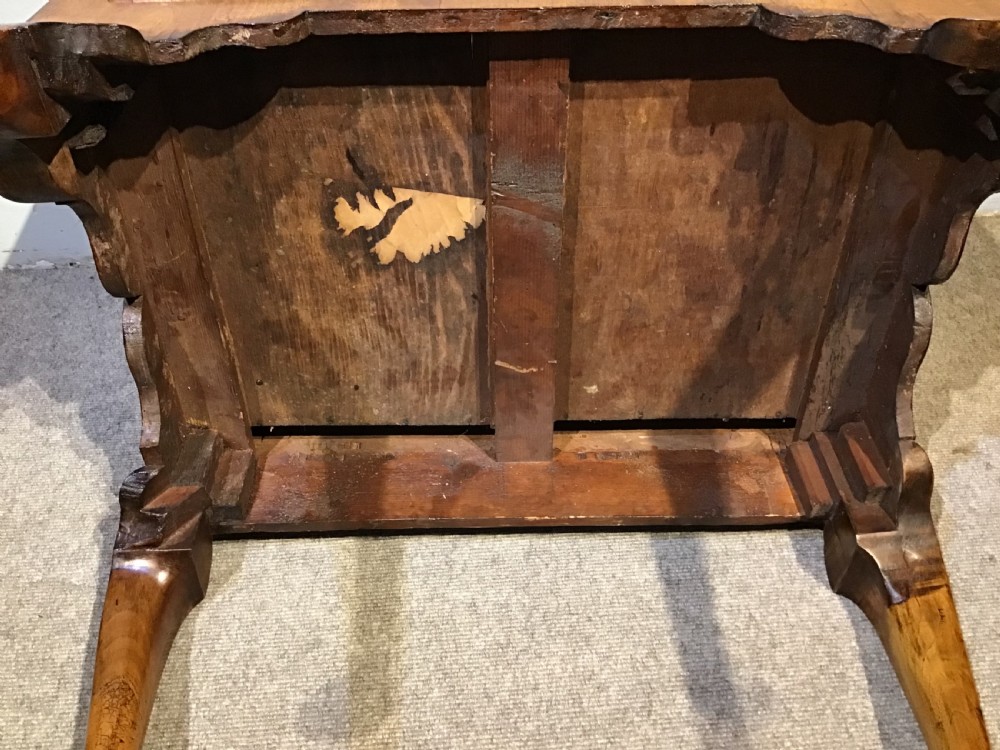 Georgian walnut lowboy View XII