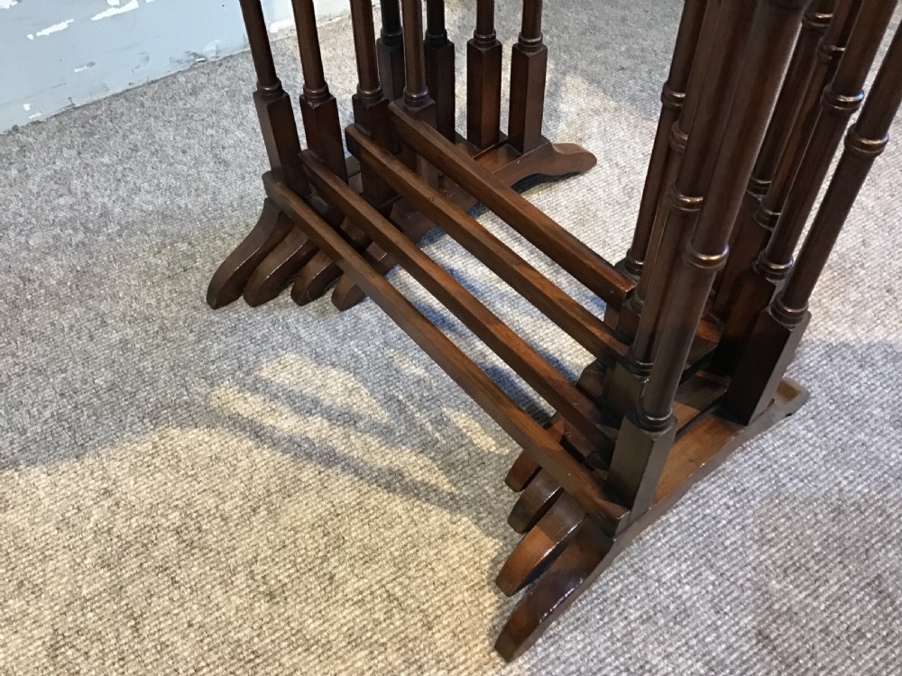 Edwardian nest of four tables View IV