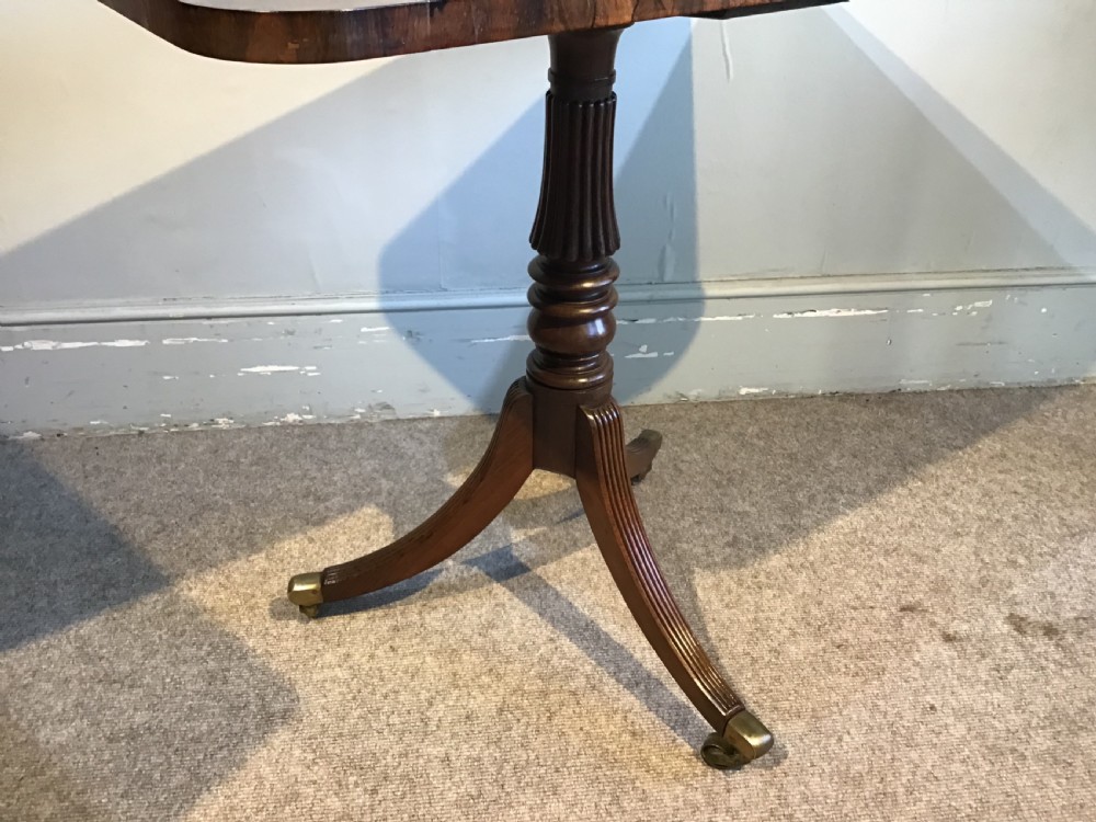 Regency Rosewood tripod table View III
