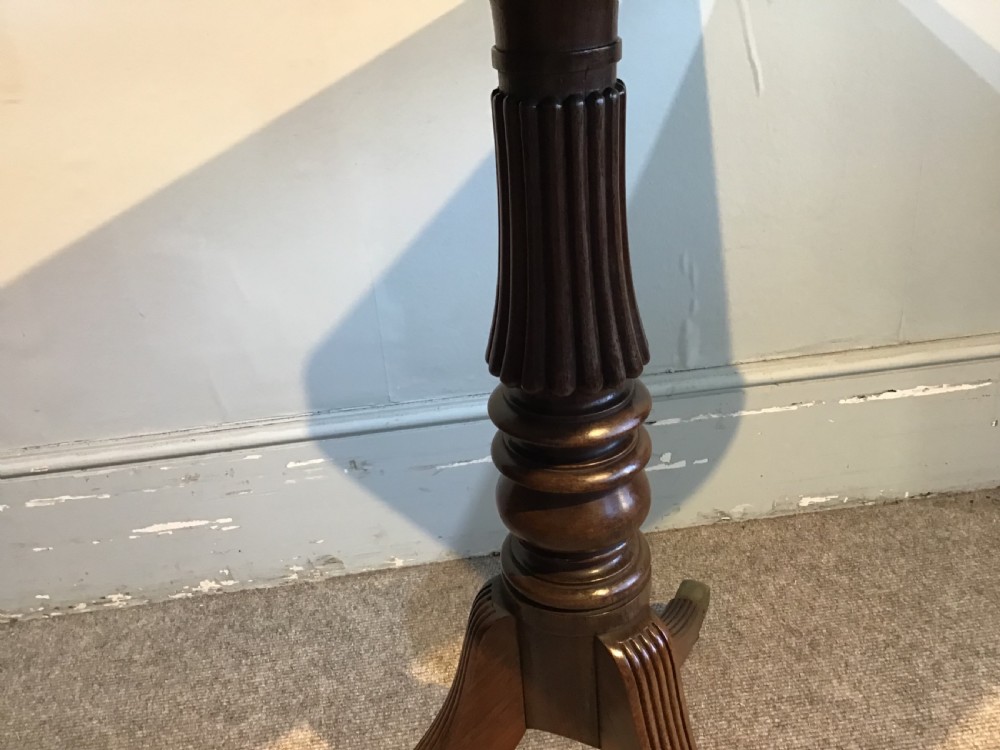 Regency Rosewood tripod table View V