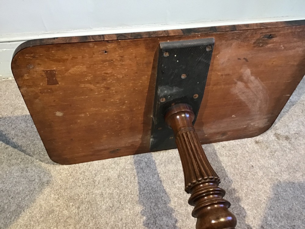 Regency Rosewood tripod table View VI