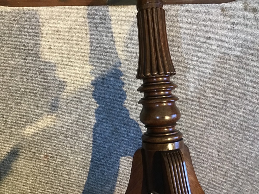 Regency Rosewood tripod table View VII