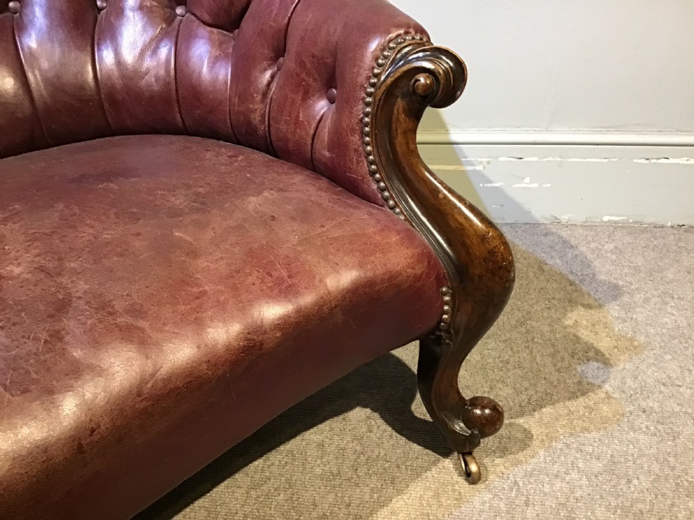 Antique mahogany chaise longue View IV