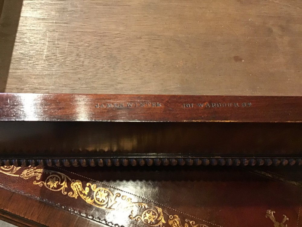 Antique writing table View IX