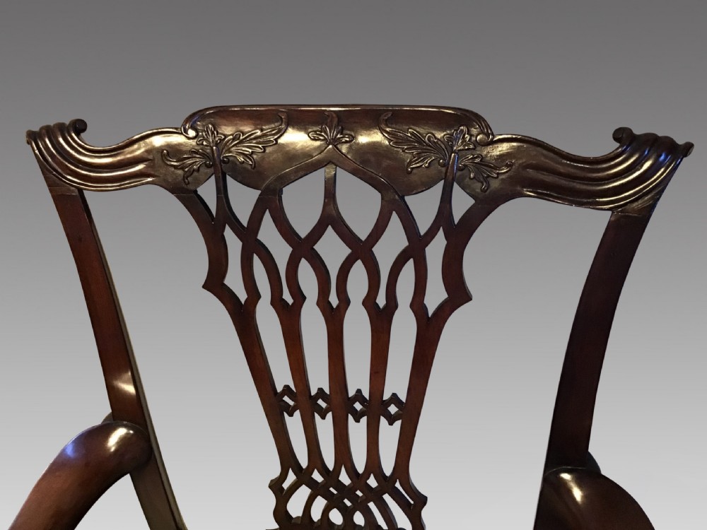 Antique Georgian elbow chair View II