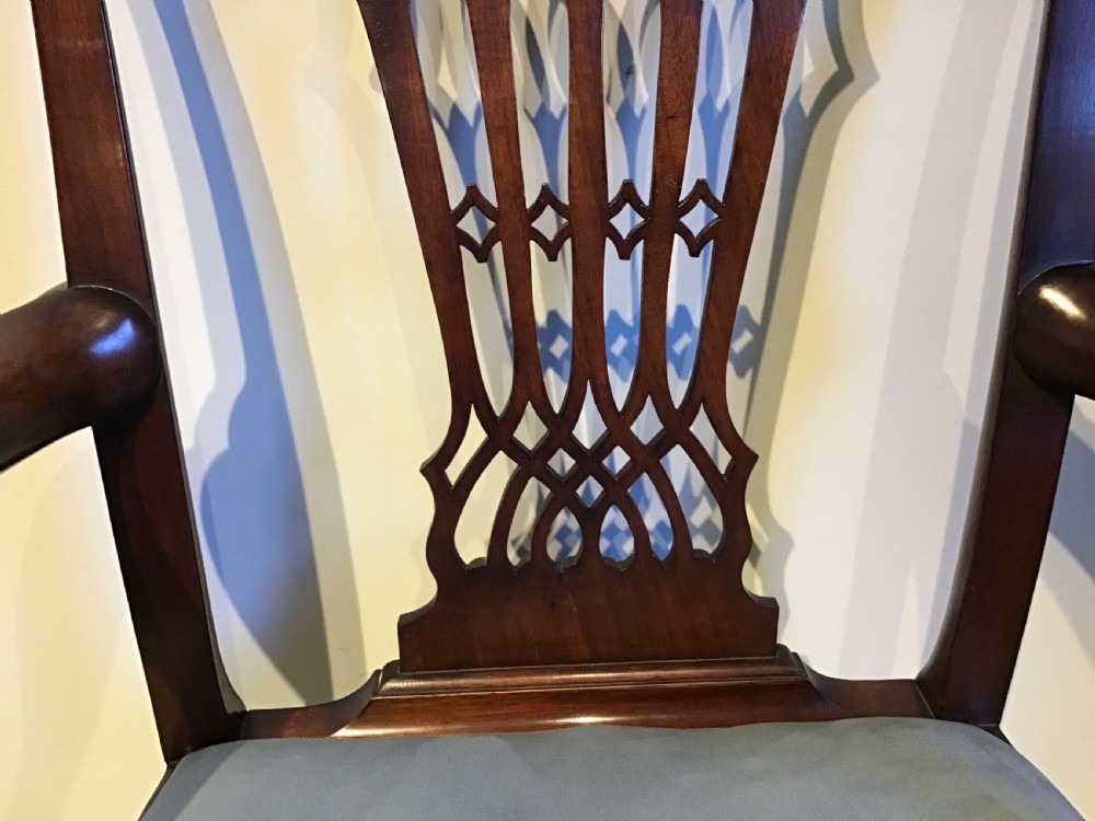 Antique Georgian elbow chair View IV