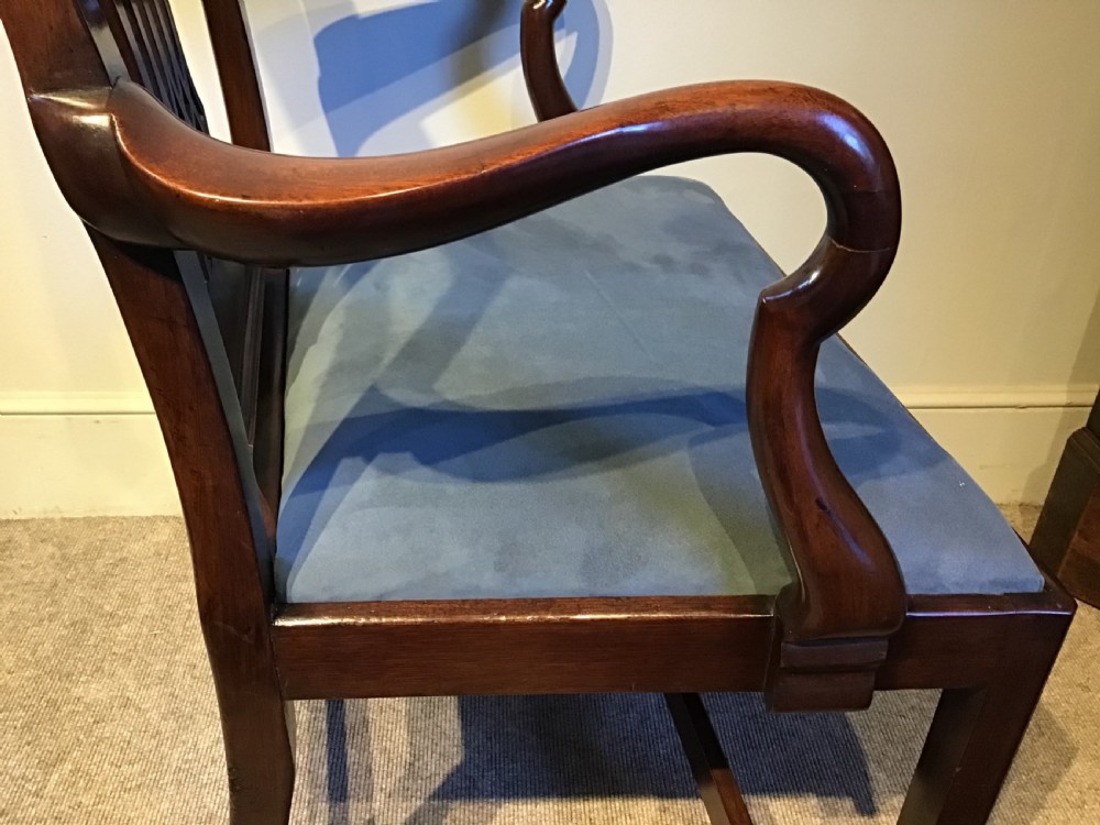 Antique Georgian elbow chair View V