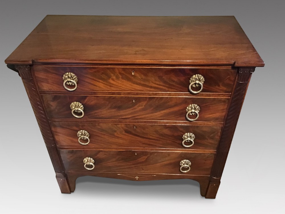 Antique Channel Isle chest of drawers  View II