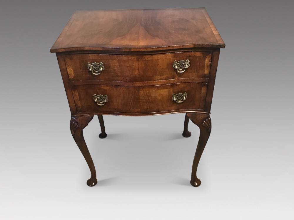 Antique walnut sidetable