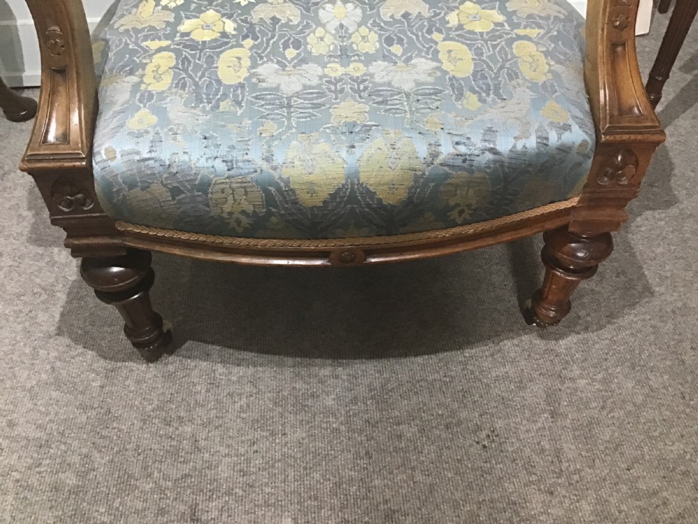 Antique Victorian armchair View II