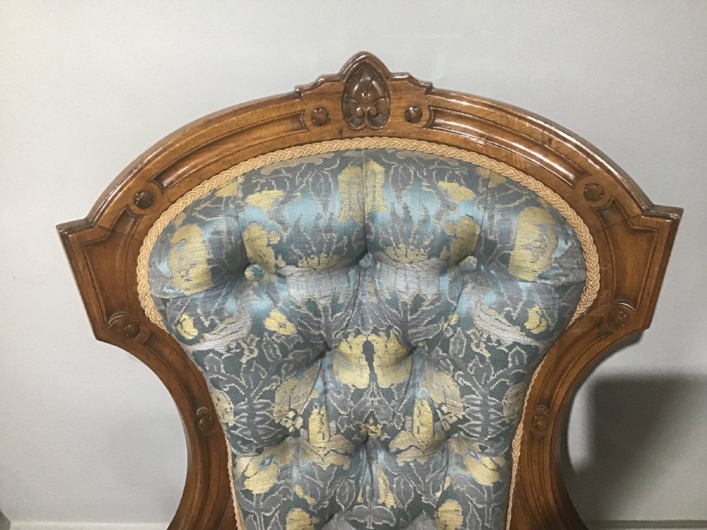 Antique Victorian armchair View IV