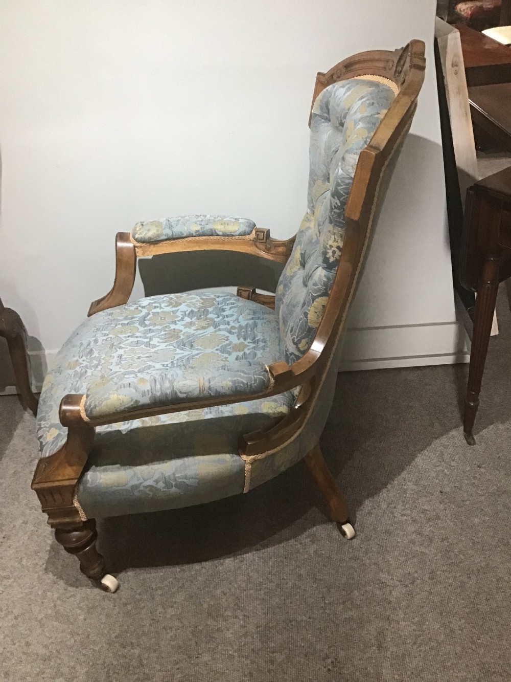 Antique Victorian armchair View VI