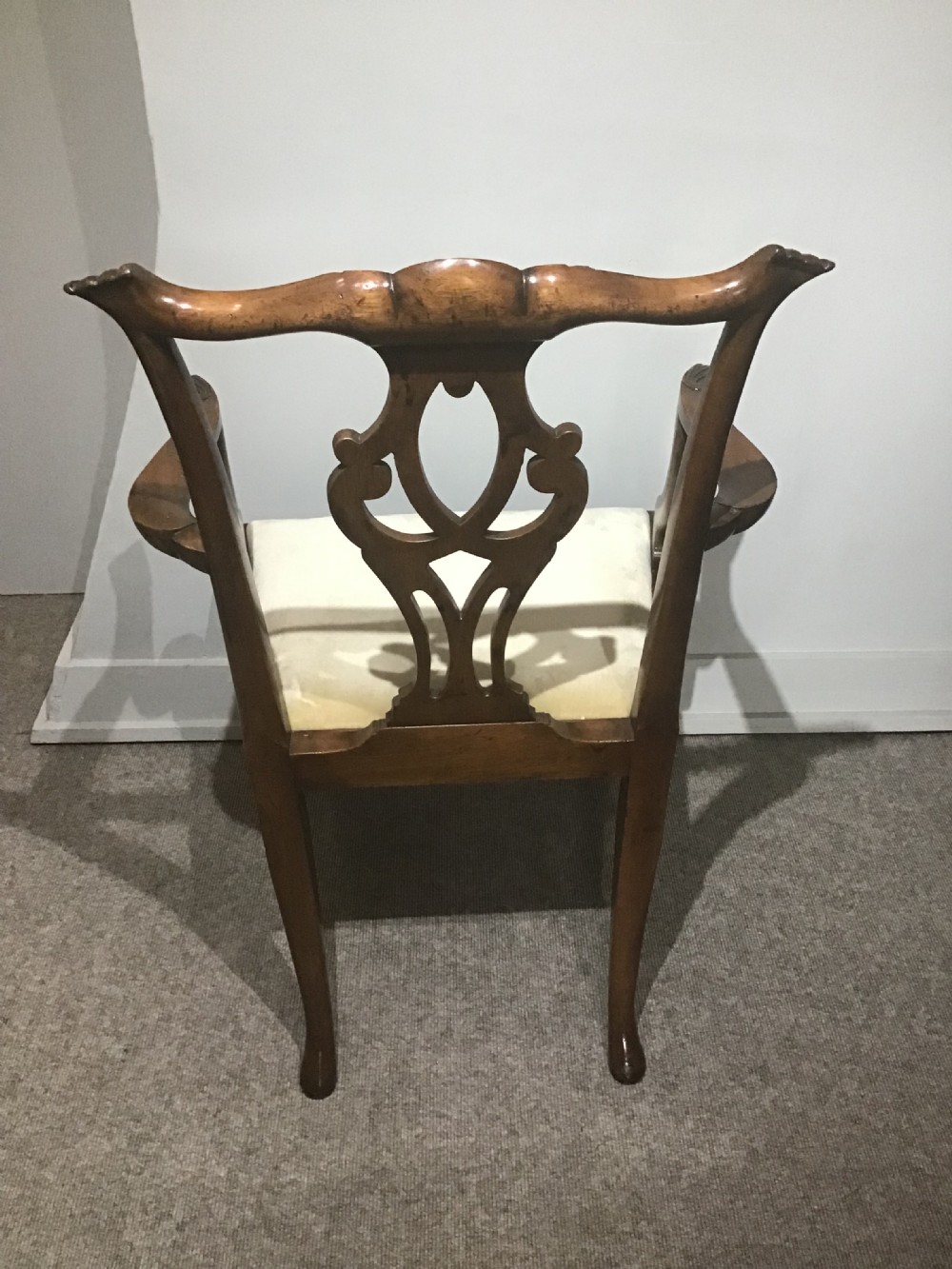 Set of ten antique mahogany dining chairs View VII