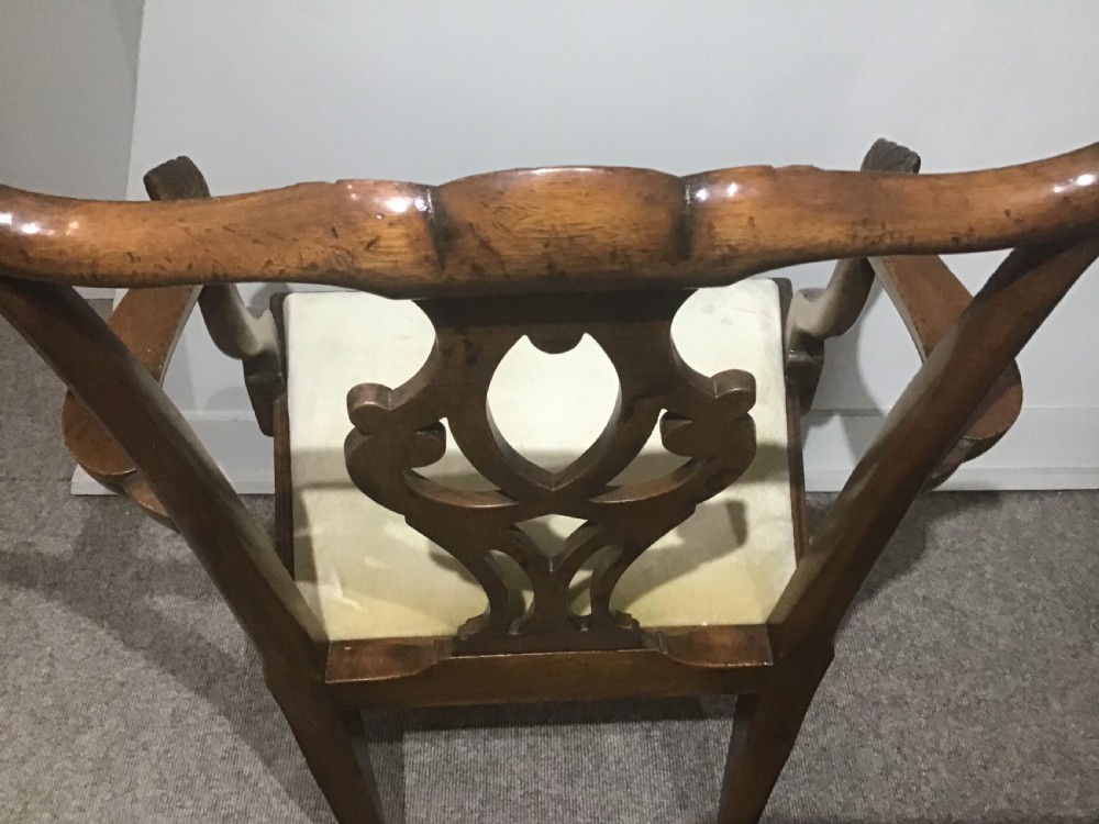 Set of ten antique mahogany dining chairs View VIII