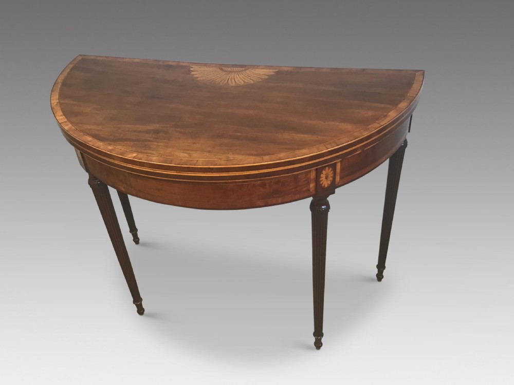 Antique Georgian card table View II