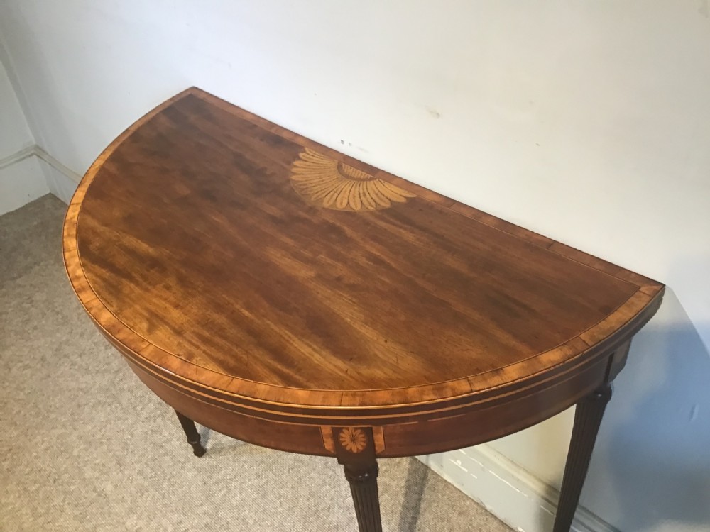 Antique Georgian card table View III