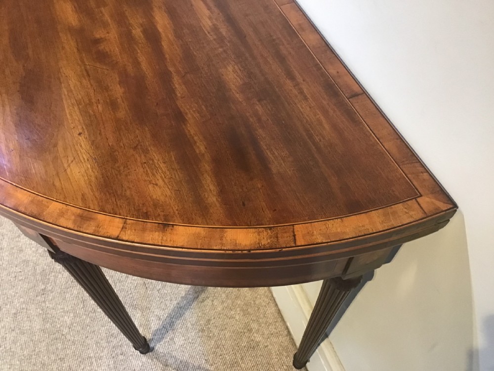 Antique Georgian card table View IV