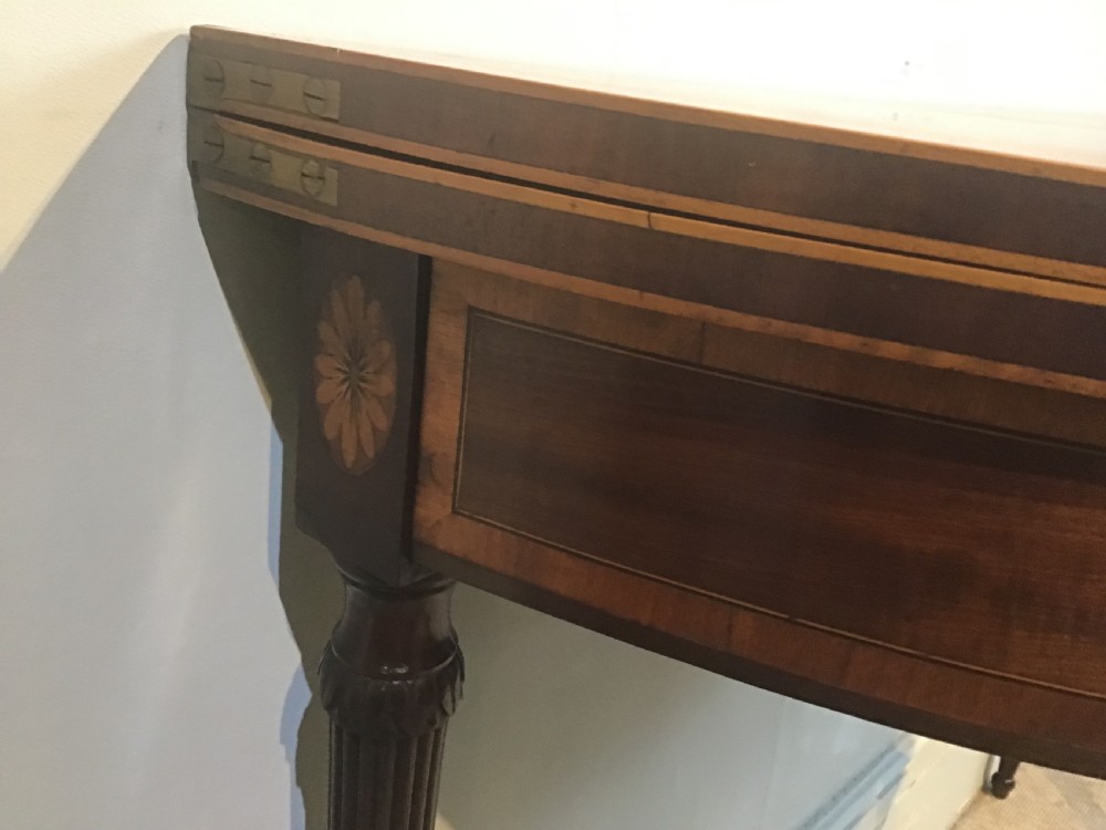 Antique Georgian card table View XI