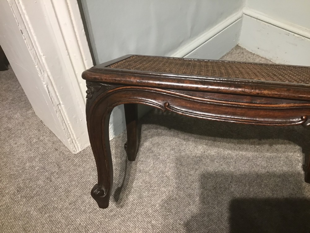 Antique walnut  stool View IV