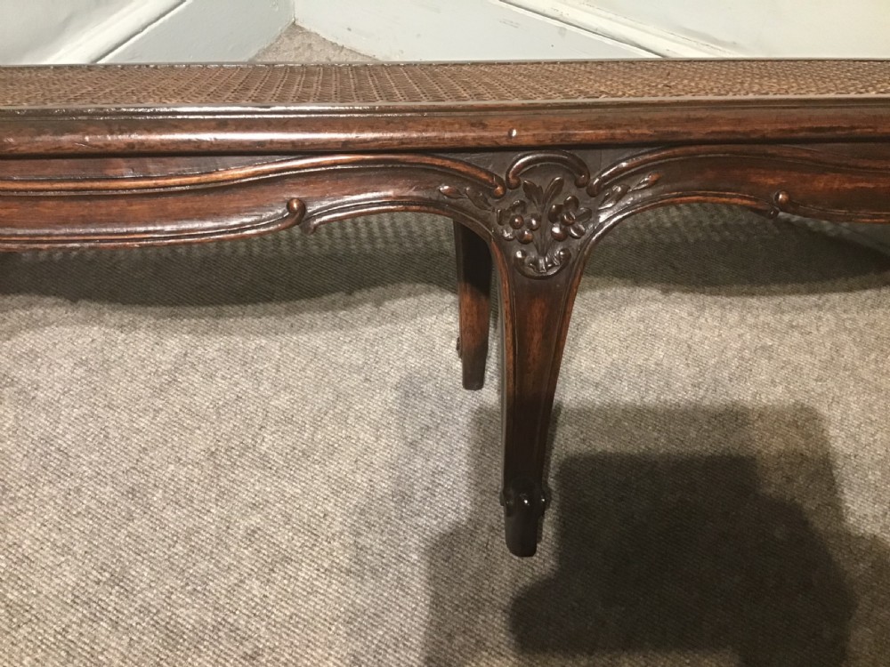 Antique walnut  stool View V