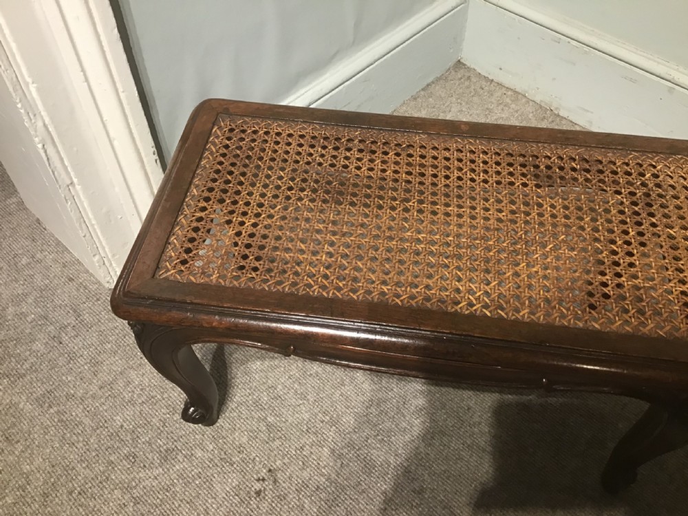 Antique walnut  stool View VI