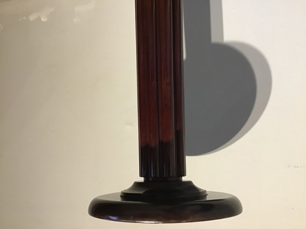 Antique mahogany torchere View IV