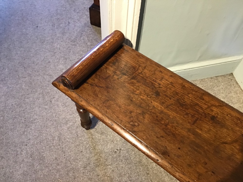 Antique Victorian hall bench  View III