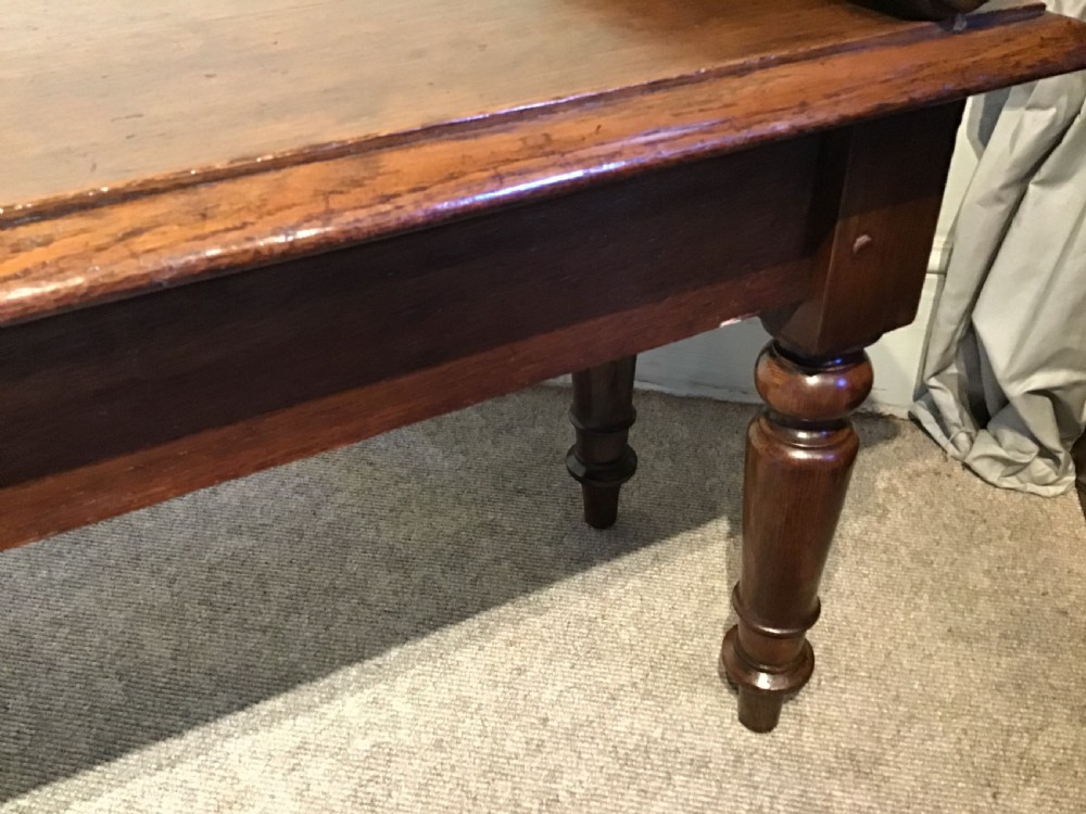 Antique Victorian hall bench  View VII